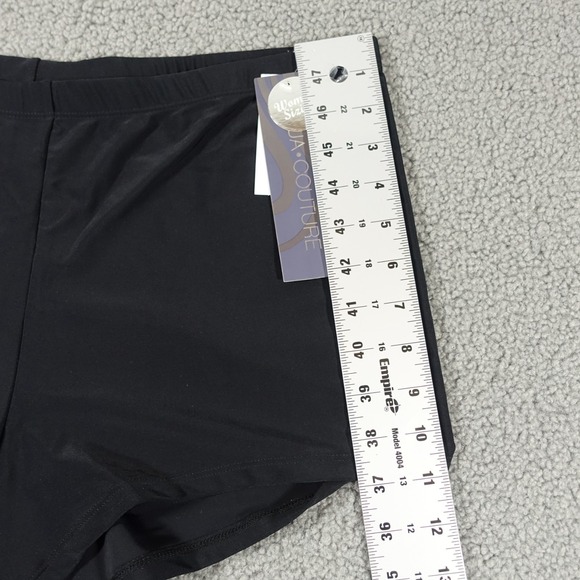 Aqua Couture Swim Shorts Plus Women 18W Black NWT - Picture 4 of 8